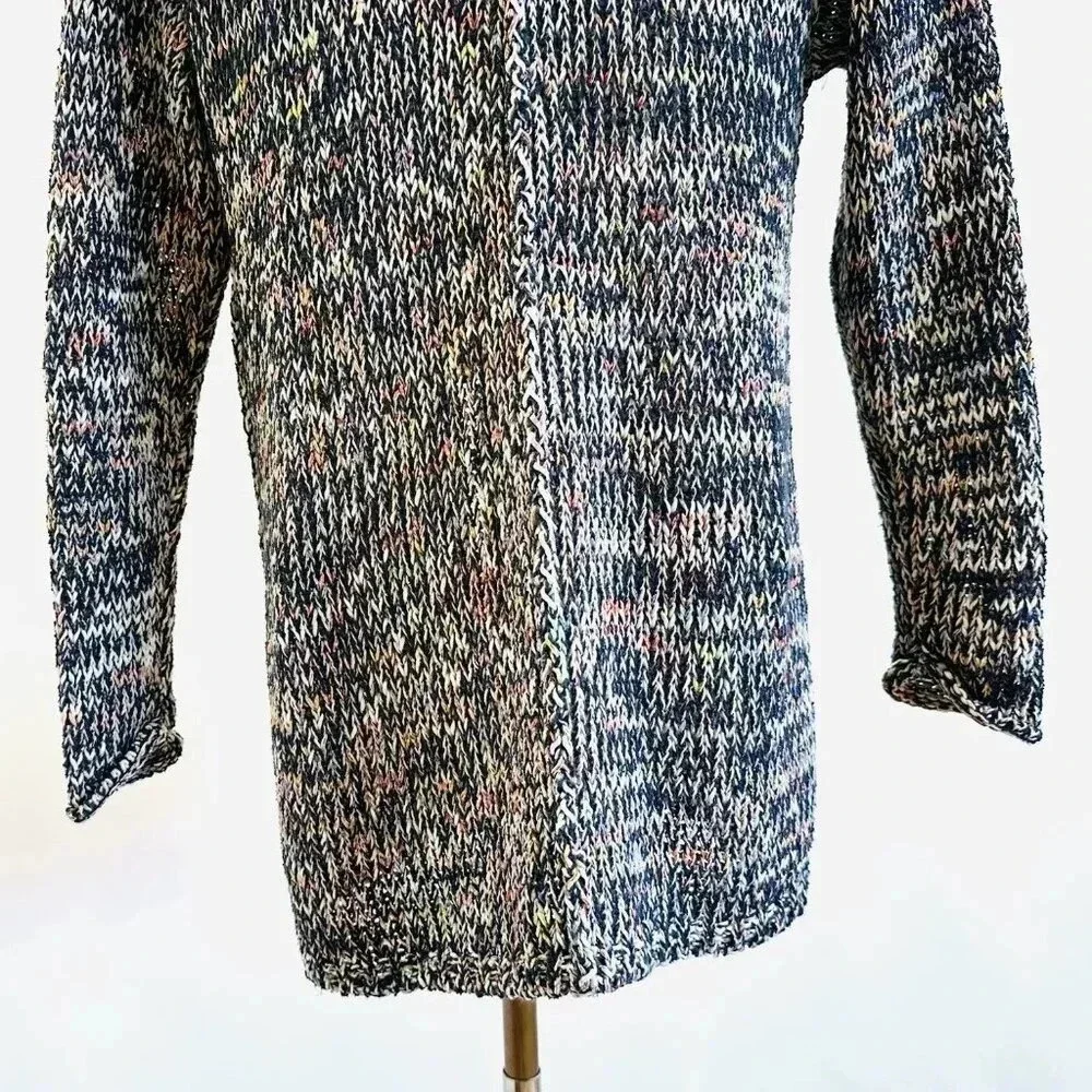CASLON Women Long Sleeve Open Front Knit Multi-Colored Cardigan Sweater Size XS